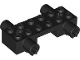 Lego part: Vehicle, Base 2 x 6 x 1 with Axle Holders on Sides