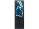 Part No: 69729pb151 Name: Tile 2 x 6 with Dark Blue and Dark Azure Video Game Minifigure with Light Aqua Katana and Ice Pattern (Sticker) - Set 60388 Part No: 69729pb151 Name: Tile 2 x 6 with Dark Blue and Dark Azure Video Game Minifigure with Light Aqua Katana and Ice Pattern (Sticker) - Set 60388