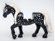 Part No: 69820c02pb01 Name: Horse, Friends Style with 2 x 2 Cutout and Movable Neck with Fixed Flexible Rubber White Tail and Braided Mane with White Spots Pattern Part No: 69820c02pb01 Name: Horse, Friends Style with 2 x 2 Cutout and Movable Neck with Fixed Flexible Rubber White Tail and Braided Mane with White Spots Pattern