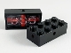 Part No: 7049b  Name: Brick, Modified 2 x 4 with Wheels Holder, Trans-Clear Bottom