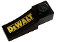 Part No: 70681pb01R  Name: Arch 1 x 3 Inverted with Yellow DeWALT Logo Pattern Model Right Side (Sticker) - Set 76919