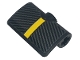 Part No: 71682pb016 Name: Technic, Panel Curved 2 x 3 x 1 with Yellow Stripe and Silver Carbon Fiber Pattern (Sticker) - Set 42151 Part No: 71682pb016 Name: Technic, Panel Curved 2 x 3 x 1 with Yellow Stripe and Silver Carbon Fiber Pattern (Sticker) - Set 42151