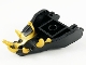 Part No: 72224pb01  Name: Dragon Head (Ninjago) Jaw with 2 Bar Handles on Back with Molded Gold Teeth Pattern