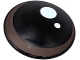 Part No: 75902pb40 Name: Minifigure, Shield Circular / Round Convex Face with Dark Brown Iris and White Glints Pattern (SW Grogu Eye) Part No: 75902pb40 Name: Minifigure, Shield Circular / Round Convex Face with Dark Brown Iris and White Glints Pattern (SW Grogu Eye)