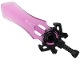 Part No: 7602pb03  Name: Minifigure, Weapon Sword Large with Molded Trans-Dark Pink Blade Pattern