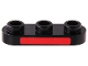 Part No: 77850pb01 Name: Plate, Round 1 x 3 with Open Studs with Red Taillight Bar Pattern (Sticker) - Set 76923 Part No: 77850pb01 Name: Plate, Round 1 x 3 with Open Studs with Red Taillight Bar Pattern (Sticker) - Set 76923