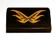 Part No: 85984pb015  Name: Slope 30 1 x 2 x 2/3 with Gold Wings Pattern (Sticker) - Set 9448