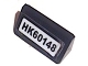 Part No: 85984pb185  Name: Slope 30 1 x 2 x 2/3 with 'HK60148' Pattern (Sticker) - Set 60148