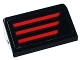 Part No: 85984pb383R  Name: Slope 30 1 x 2 x 2/3 with 3 Red Stripes (Brake Lights) Pattern Model Right Side (Sticker) - Set 76181
