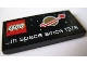 Part No: 87079pb0008  Name: Tile 2 x 4 with Lego Logo, Classic Space Logo and '...in space since 1978' Pattern
