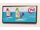 Part No: 87079pb0312  Name: Tile 2 x 4 with Windsurfers on TV Screen Pattern (Sticker) - Set 41037