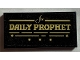 Part No: 87079pb0989  Name: Tile 2 x 4 with 'The DAILY PROPHET' Pattern (Sticker) - Set 75978
