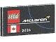 Part No: 87079pb1495  Name: Tile 2 x 4 with LEGO and McLaren Logos, Canada Flag and White '2024' Pattern