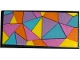 Part No: 87079pb1543 Name: Tile 2 x 4 with Dark Pink, Medium Azure, Medium Lavender, Orange, and Yellow Mosaic Triangles Pattern (Sticker) - Set 42614 Part No: 87079pb1543 Name: Tile 2 x 4 with Dark Pink, Medium Azure, Medium Lavender, Orange, and Yellow Mosaic Triangles Pattern (Sticker) - Set 42614
