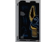 Part No: 87544pb005L  Name: Panel 1 x 2 x 3 with Side Supports - Hollow Studs with Hieroglyphs and Half Anubis Mask Pattern Left  (Sticker) - Set 7327