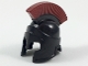 Lot ID: 390802783  Part No: 90392pb01  Name: Minifigure, Headgear Helmet Spartan Warrior with Dark Red Crest Pattern