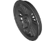 Part No: 90840  Name: Train Wheel RC, Spoked with Technic Axle Hole and Counterweight, 50 mm D. (Flanged Driver)