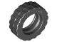 Part No: 92409  Name: Tire 17.5mm D. x 6mm with Shallow Staggered Treads - Band Around Center of Tread