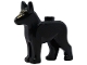 Lego part: Dog, Alsatian / German Shepherd with White Eyes, Silver Nose and Gold Spots Pattern (Celestial Dog)