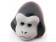 Part No: 93228pb01  Name: Minifigure, Headgear Mask Gorilla with Light Bluish Gray Face Pattern