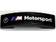 Part No: 93273pb233  Name: Slope, Curved 4 x 1 x 2/3 Double with BMW Logo and White 'M Motorsport' Pattern (Sticker) - Set 76922