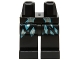 Part No: 970c00pb0443  Name: Hips and Legs with Dark Azure and Silver Shards Pattern