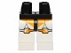Part No: 970c01pb18  Name: Hips and White Legs with SW Clone Trooper and Bright Light Orange Markings Pattern