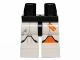 Part No: 970c01pb30  Name: Hips and White Legs with SW Clone Trooper and Orange Left Knee Pad and Two Stripes Pattern