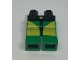 Part No: 970c06pb01  Name: Hips and Green Legs with Yellow Rectangle and Triangle Pattern