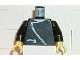 Lot ID: 102542685  Part No: 973p0ac02  Name: Torso Jacket with White Zippers and Neck Pattern / Black Arms / Yellow Hands