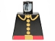 Lot ID: 391400397  Part No: 973p21  Name: Torso Fire Uniform with Red Belt and Yellow Lapels, Buttons, and Buckle Pattern