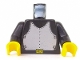 Part No: 973p40c01  Name: Torso Castle Breastplate Pattern / Black Arms / Yellow Hands