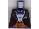 Lot ID: 292350077  Part No: 973pb0222  Name: Torso Batman Suit with Orange Vest, Purple Bow Tie Pattern