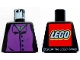 Lot ID: 284126008  Part No: 973pb0312a  Name: Torso Harry Potter Professor Snape 4 Black Buttons Pattern - LEGO Logo on Back
