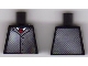 Lot ID: 235285645  Part No: 973pb0545  Name: Torso Racers Ferrari Official, Suit Jacket with Red Tie Pattern (Stickers)