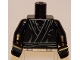 Part No: 973pb0668c01  Name: Torso Ninja Layered Robe with Belt Pattern / Black Arms / Black Hands