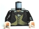 Lot ID: 374253839  Part No: 973pb0741c01  Name: Torso Harry Potter Jacket Formal with 4 Button Vest and Brown Bow Tie Pattern / Black Arms / Light Nougat Hands