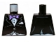 Part No: 973pb1464  Name: Torso Batman Jacket Formal with Lavender Bow Tie Pattern