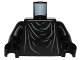 Part No: 973pb1827c01  Name: Torso SW Imperial Robe with Gray Creases Pattern (Shadow Guard) / Black Arms / Black Hands