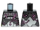 Part No: 973pb1835  Name: Torso Armor with Silver Metal Plates and Dark Pink Electrical Wires and Buttons Pattern