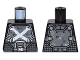 Lot ID: 369523979  Part No: 973pb2267  Name: Torso Body Armor with Straps and White Crossbones Pattern