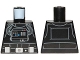Part No: 973pb2495  Name: Torso SW TIE Pilot, Detailed with Back Print, Belt with Silver Buckle and Boxes Pattern