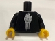 Part No: 973pb3364c01  Name: Torso SW VIP Minifigure Millennium Falcon Pattern / Black Arms / Yellow Hands
