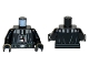 Part No: 973pb4168c02  Name: Torso SW Darth Vader Armor, Robe and Back Pattern / Black Arms / Black Hands