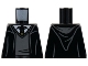 Part No: 973pb4420 Name: Torso Robe with Hood, Dark Bluish Gray Sweater, White Shirt and Hogwarts Crest Tie Pattern Part No: 973pb4420 Name: Torso Robe with Hood, Dark Bluish Gray Sweater, White Shirt and Hogwarts Crest Tie Pattern