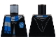 Part No: 973pb4512  Name: Torso Hogwarts Robe Clasped with Ravenclaw Shield and Scarf Pattern