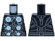 Part No: 973pb5960  Name: Torso Armor with 6 Metallic Light Blue and White Circles with Arcing Electricity, Dark Bluish Gray Contour Lines Pattern