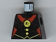 Part No: 973px35  Name: Torso Castle Fright Knights Red Spider Medal Pattern