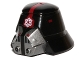 Part No: 98117pb01  Name: Minifigure, Headgear Helmet SW Sith Trooper with Red Stripe Narrow, Breathing Mask and Imperial Logo Pattern