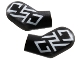 Part No: 981982pb388  Name: Arm, (Matching Left and Right) Pair with White Stylized 'OSO' Pattern